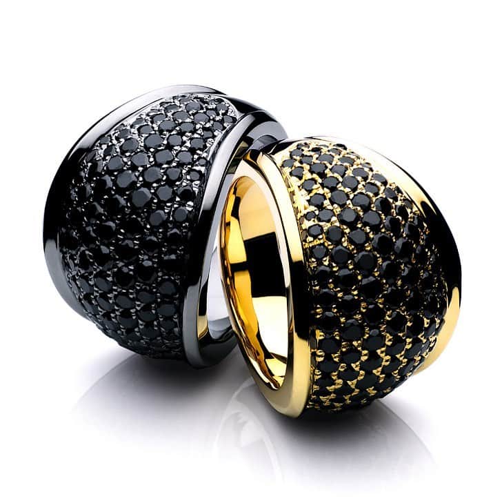 コアジュエルスのインスタグラム：「AESON®︎COREJEWELS #corejewels #blackdiamond  #diamond #ring #art #jewelry #corejewelsharajuku」