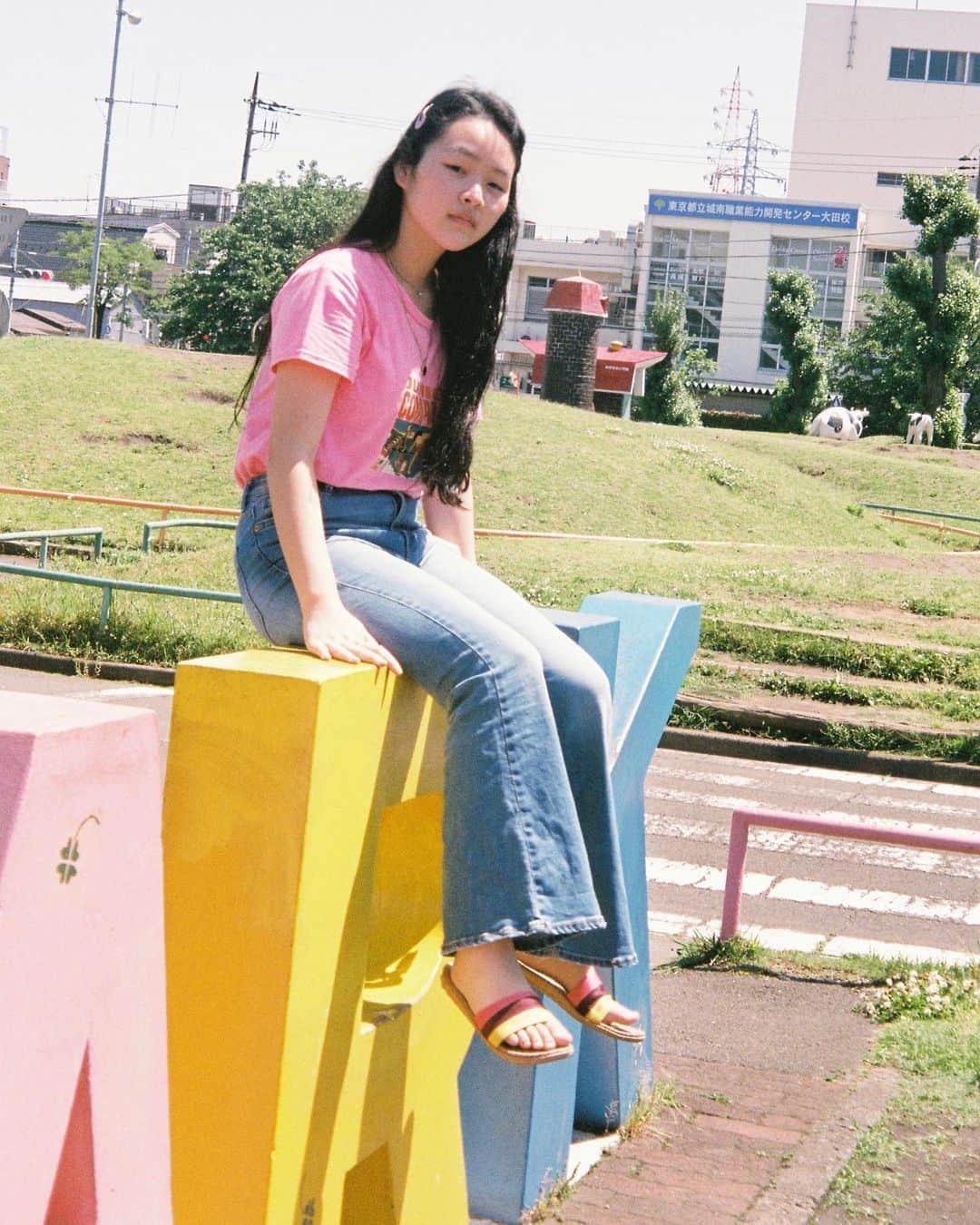 kisimariさんのインスタグラム写真 - (kisimariInstagram)「70年代ヒッピースタイル  model @nico_rainbow25  👚👖@bershka」2月18日 15時58分 - kisimari_love