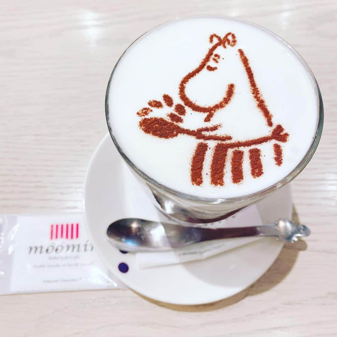 ミクさんのインスタグラム写真 - (ミクInstagram)「. . 　#Moomin #moomincafe #cafelatte #cafelate #pasta #soup #bread #ラテアート　  #可愛いカフェ　#ムーミンカフェ　#カフェ巡り #カフェ好きな人と繋がりたい」2月18日 16時49分 - mikudapoooo