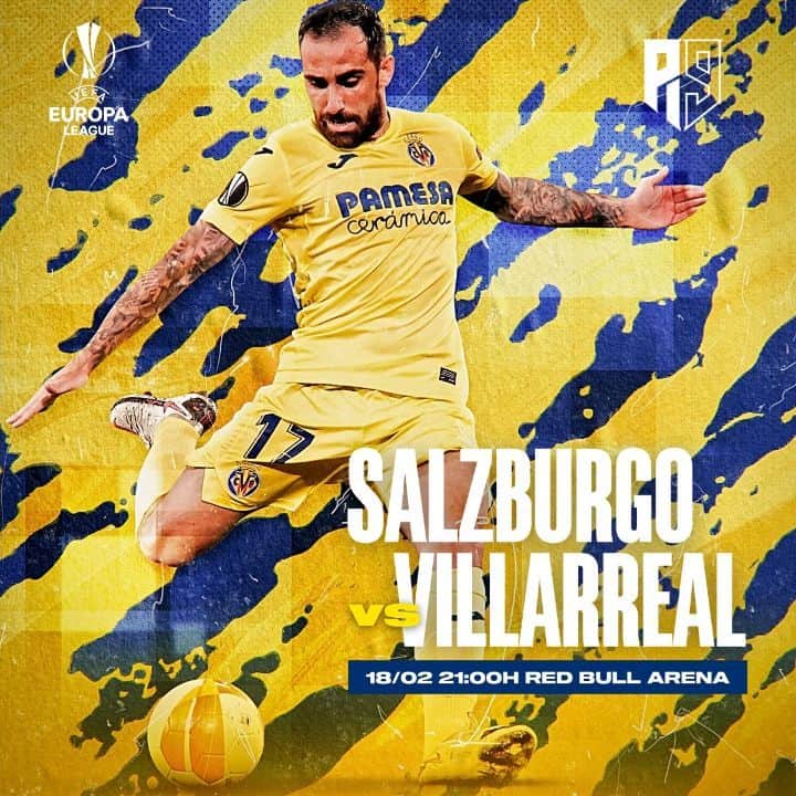 フランシスコ・アルカセルのインスタグラム：「🇪🇺 ꜰɪɢʜᴛ ꜰᴏʀ ᴀ ᴅʀᴇᴀᴍ 🟡 📍Salzburgo 🇦🇹 🏟 Red Bull Arena  🕘 21h  #VamosEquipo #EndavantVillarreal #SalzburgoVillarreal」