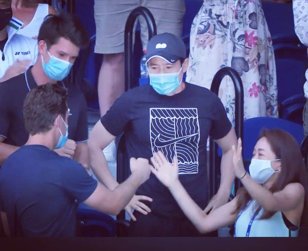 中村豊のインスタグラム：「Into the finals @australianopen #大坂なおみ #全豪決勝」
