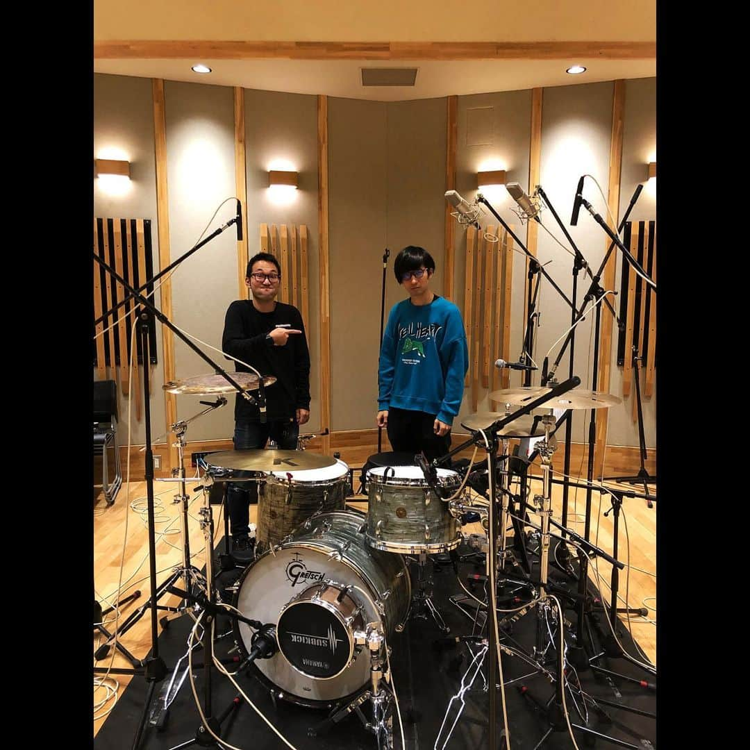 イガラシさんのインスタグラム写真 - (イガラシInstagram)「#REAMP  #ゆーまおdrums」2月18日 18時33分 - ygarshy