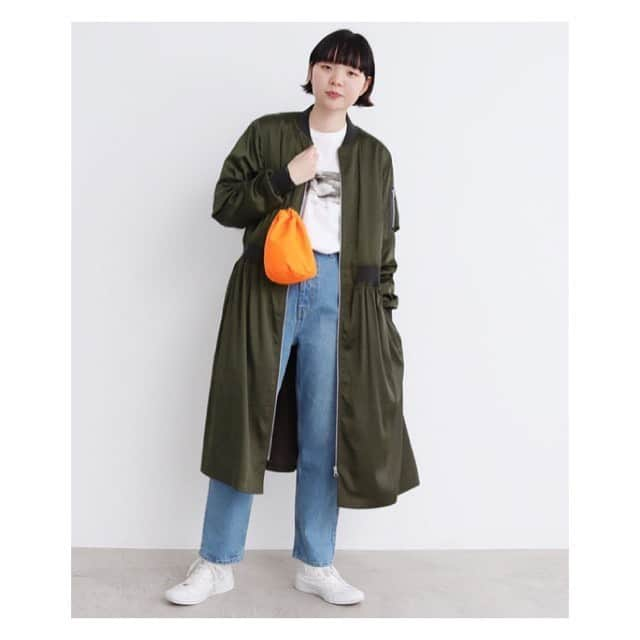 iami_official_instagramさんのインスタグラム写真 - (iami_official_instagramInstagram)「【new】  MA-1  OP  beige/green/black ¥16,800+tax  ワンピースのようにも着られて 春の羽織りとしての役割もしっかりこなしてくれる 優秀な子です。  各店入荷しております ____________________________  #iamiinfact #latelierdusavon  @latelier_du_savon_official  @ambidex_store」2月18日 19時35分 - iamiinfact