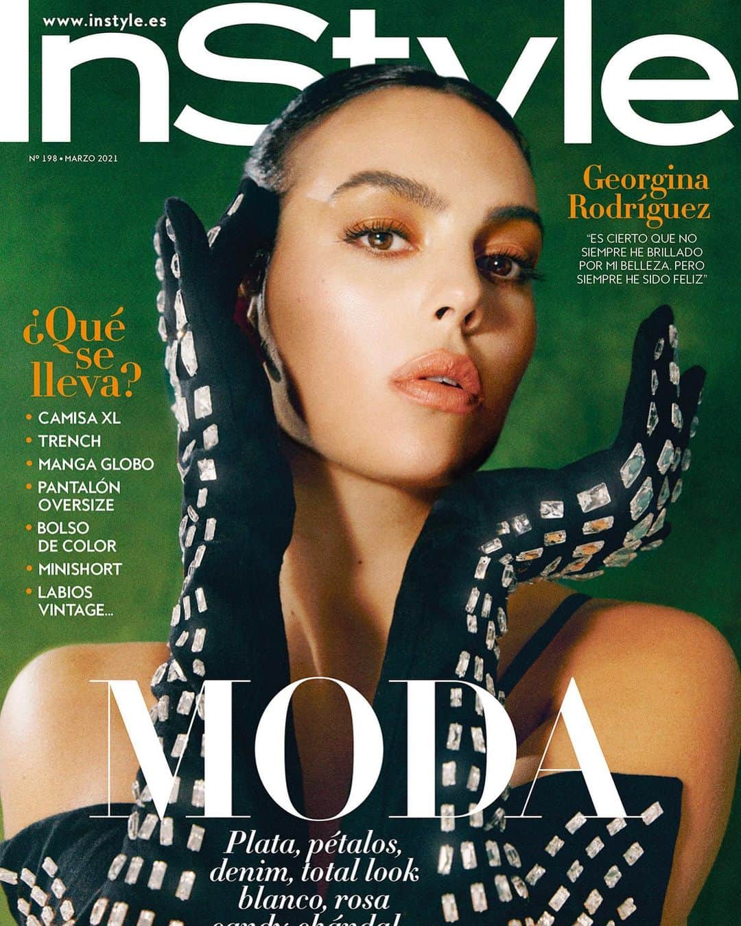 ジョルジーナ・ロドリゲスさんのインスタグラム写真 - (ジョルジーナ・ロドリゲスInstagram)「InStyle cover 💚✨ @instylespain #fashion #instyle」2月18日 20時27分 - georginagio