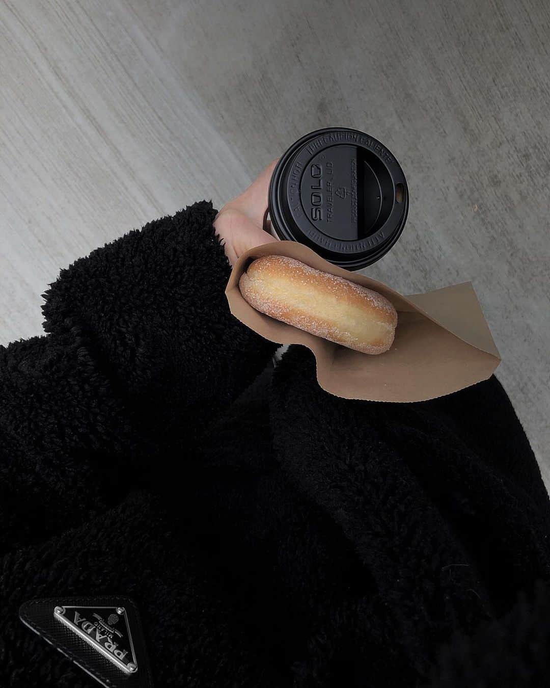 中村くるみのインスタグラム：「Higuma doughnut lunch」