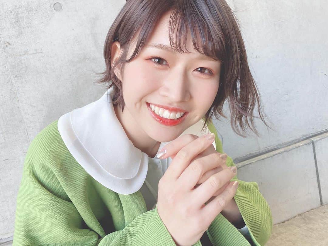 佐藤朱のインスタグラム：「😃😄😆 . はやくみんなに会いたい〜〜」