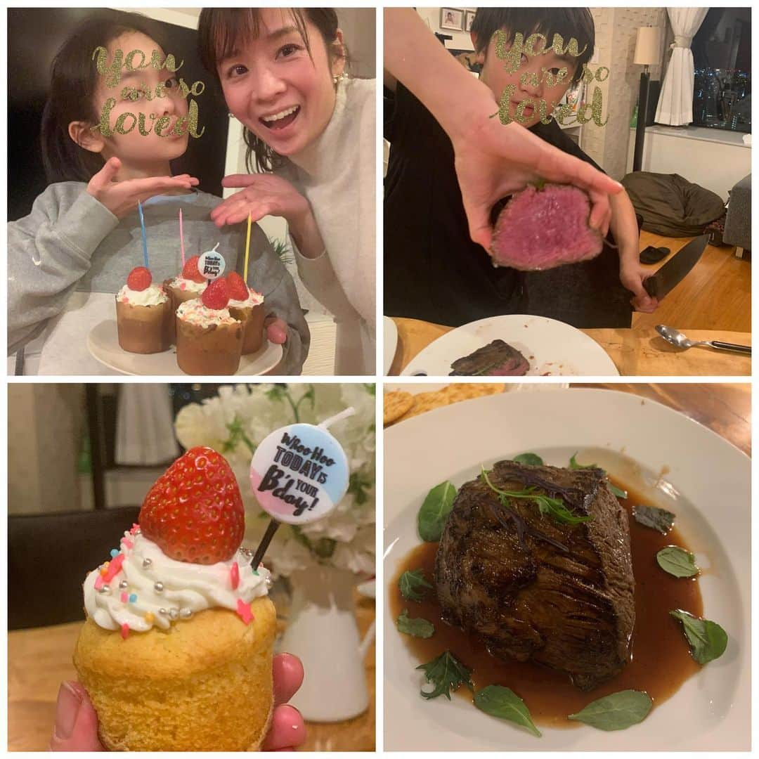 福吉 彩子さんのインスタグラム写真 - (福吉 彩子Instagram)「働くかあさんの誕生日コーデ 先日2月9日に誕生日を迎えました！ 年の数だけ(!)あるスイートピーは、この季節ならではの寂しさやワクワクが混ざったなんだか懐かしいかおり(多分卒業式の記憶と一致するから) 昨年末清水買いした　#loewe のコートに見合うような中身に、何とか近づきたいという想いを込めて 家族でニクの日恒例肉ケーキに、当日は子供たちがごちそう作ってくれた！ 久しぶりに会えた友人たち、お祝いありがとう！この時期だからこそ人とのつながりにキュンとなります  うん、歳だね #happybirthdaytome」2月18日 20時43分 - fuku44aya