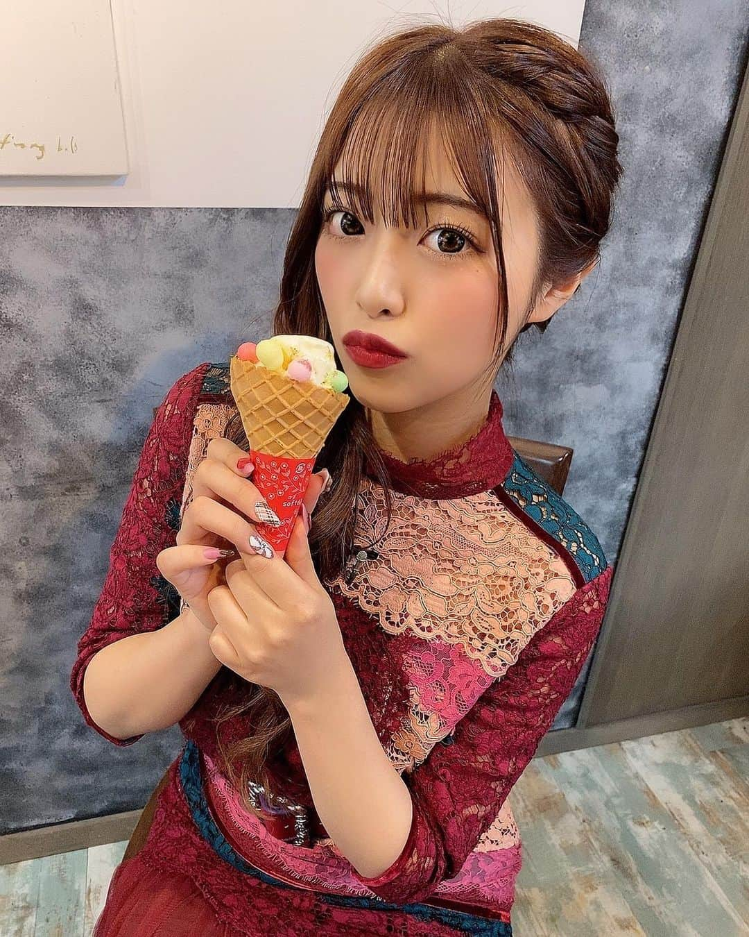 MaRuRi（まるりとりゅうが）さんのインスタグラム写真 - (MaRuRi（まるりとりゅうが）Instagram)「名古屋食レポした金箔ソフト🍦♡ #最後の動画見てね#ギャグセン落ちたかな」2月18日 21時05分 - maruridayo