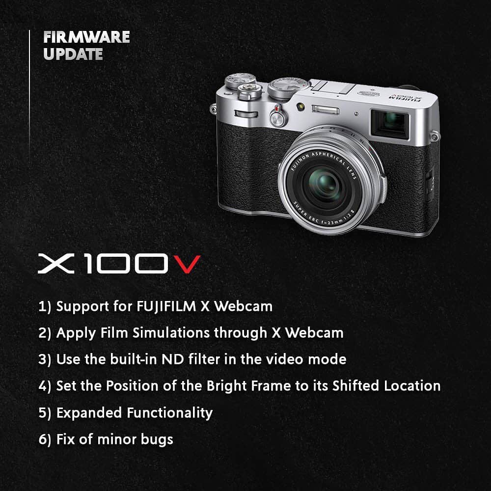FUJIFILM INDONESIAさんのインスタグラム写真 - (FUJIFILM INDONESIAInstagram)「Kabar yang ditunggu tunggu para pengguna FUJIFILM akhirnya datang juga!  Fujifilm meluncurkan firmware update terbaru untuk seri kamera X100V, X-PRO3, dan X-T30. Pembaruan firmware ini membawa kemajuan pada teknologi kamera, kompatibilitas dengan Fujifilm X-Webcam, dan juga kemampuan untuk mengaplikasikan Film Simulation pada X-webcam pada seri kamera X100V dan juga X-T30.  Untuk informasi lebih lanjut silahkan mengunjungi tautan berikut ya X-100V: https://fujifilm-x.com/global/support/download/firmware/cameras/x100v/  X-Pro3:https://fujifilm-x.com/global/support/download/firmware/cameras/x-pro3/  X-T30:https://fujifilm-x.com/global/support/download/firmware/cameras/x-t30/   #X100V_id #X100V #XPRO3_id #XPRO3 #XT30_id #XT30 #fujifilm_id」2月18日 21時12分 - fujifilm_id