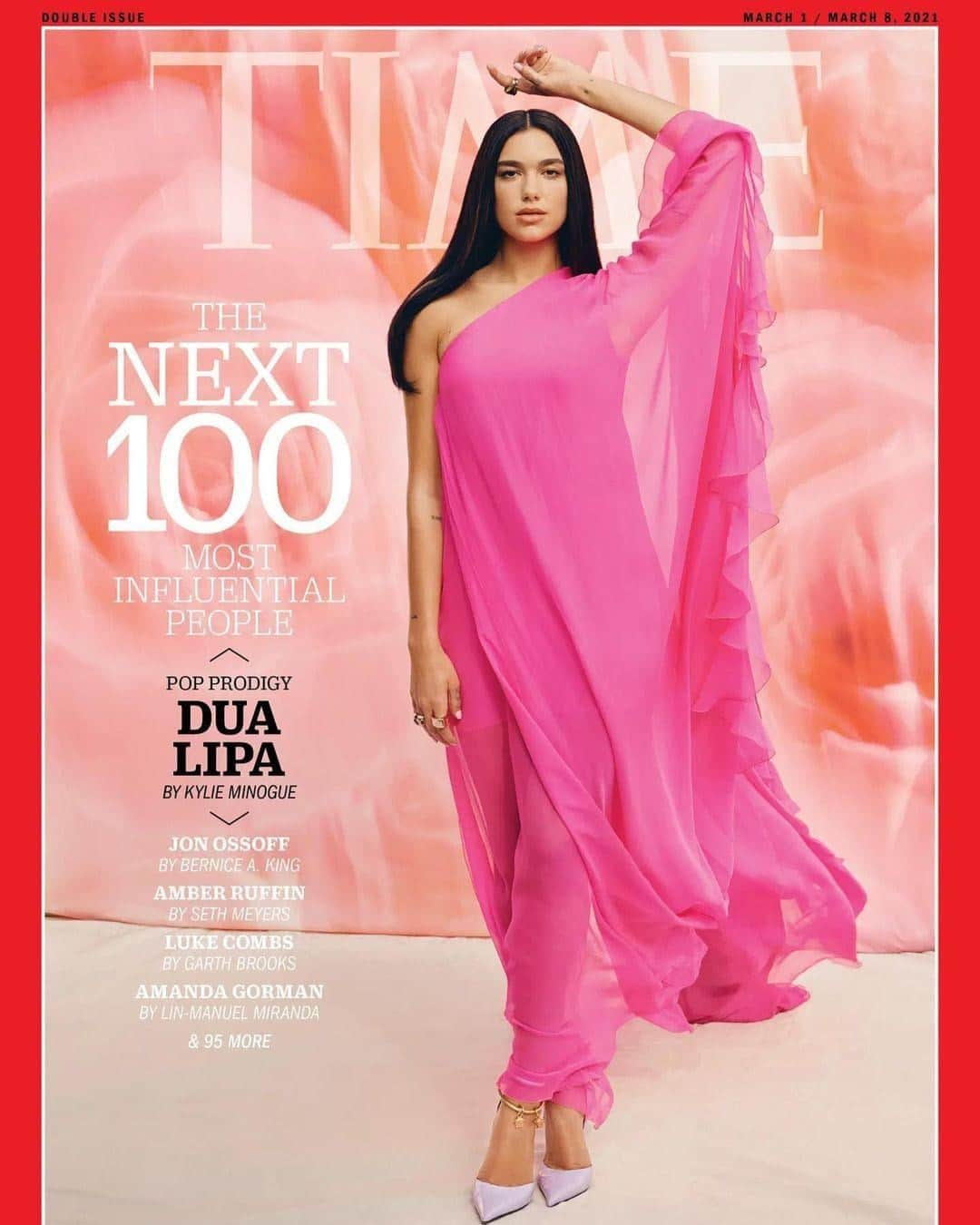 evianのインスタグラム：「Congratulations to our CEO of hydration ❤️💧 @dualipa shaping the future in this amazing @time cover 😍. We can't wait for what's coming next, stay tuned! ⁣ ⁣ #evian #evianxdualipa #stayhydrated」