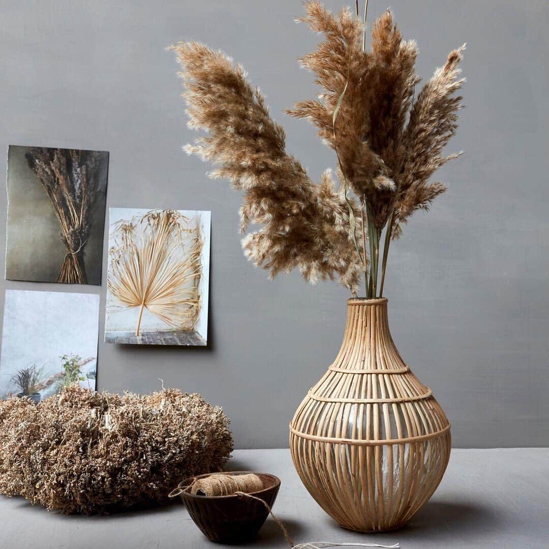 フレンチコネクションのインスタグラム：「Trending now: The Instagram favourite, our cane bulb vase🌾🌾 (📷: @abigailahern, @alter_your_lifestyle, @elsashome_, @ourhomerenovation_project & @ourlittlenumber5).  #FrenchConnection #MyFC」