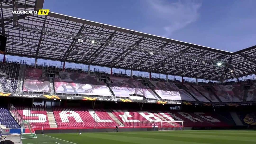 のインスタグラム：「¡Nos damos una vuelta por el Salzburg Arena 🇦🇹🏟, nuestro escenario de esta noche en la @europaleague!  Here’s a tour of the Salzburg Arena 🇦🇹🏟, where tonight’s @europaleague game will take place!  #futbol #soccer #football #UEL #europaleague」