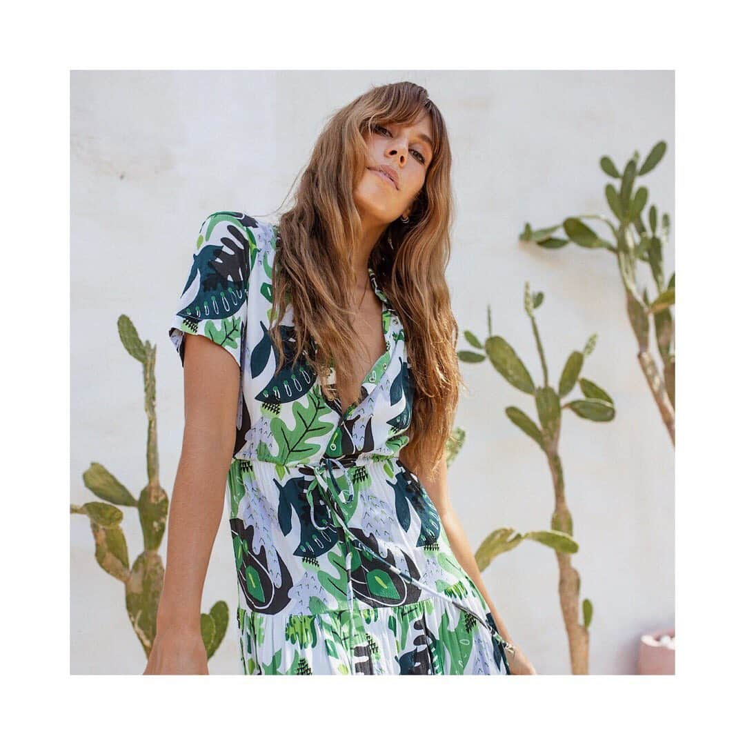 ステートオブジョージアのインスタグラム：「Cool classics that can take you anywhere. The Walk in the Park Dress in Cactus Green. Worn by @madelinejoyrelph by @bynicolecooper 🌵」