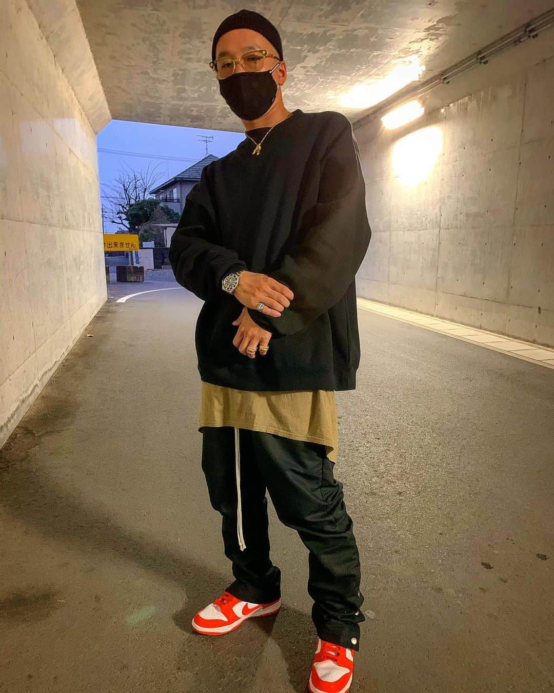INDEPICT】サルエルパンツ 記し