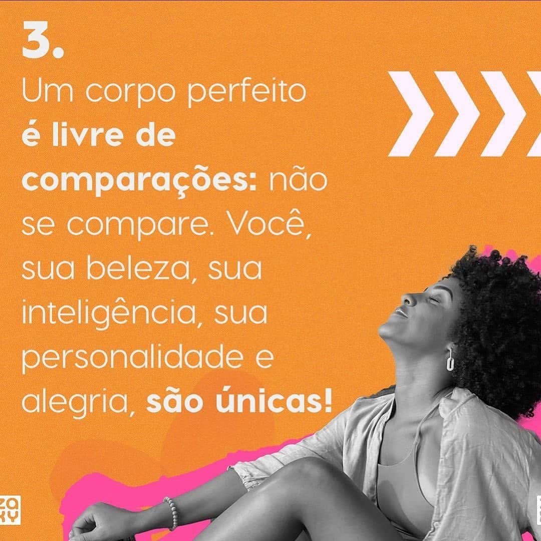 ザクシーさんのインスタグラム写真 - (ザクシーInstagram)「Existe corpo perfeito? Sim, o seu 🥰 A @juliacforti nos convida a olhar pra nós mesmas com carinho e cuidado, assim como fazemos com as nossas amigas! Passa pro lado e confere todas as dicas do Guia Prático do Corpo Perfeito no verão! #CarnavalDentroDeMim #CarnaZaxy ​  #pracegover #pratodosverem: No carrossel, temos o fundo laranja. No card 1, temos a @juliacforti e o texto: Julia e Zaxy apresentam o Guia Prático do Corpo Perfeito no verão! No card 2, temos a @kerenpaiva e o seguinte texto: O corpo perfeito ele existe sim, e é o seu. No card 3, temos a @lobomari aparecendo e o texto ao lado: Um corpo perfeito é um corpo protegido: beba água, use filtro solar, coma bem e movimente-se. No card 4, temos a @nathfinancas e o texto ao lado: Um corpo perfeito é livre de comparações: não se compare. Você, sua beleza, sua inteligência, sua personalidade e alegria, são únicas. No card 5, temos a @juliacforti sentada em uma cadeira de praia e o texto ao lado: Um corpo perfeito se respeita, se ama e apoia suas amigas.」2月19日 7時48分 - zaxyoficial