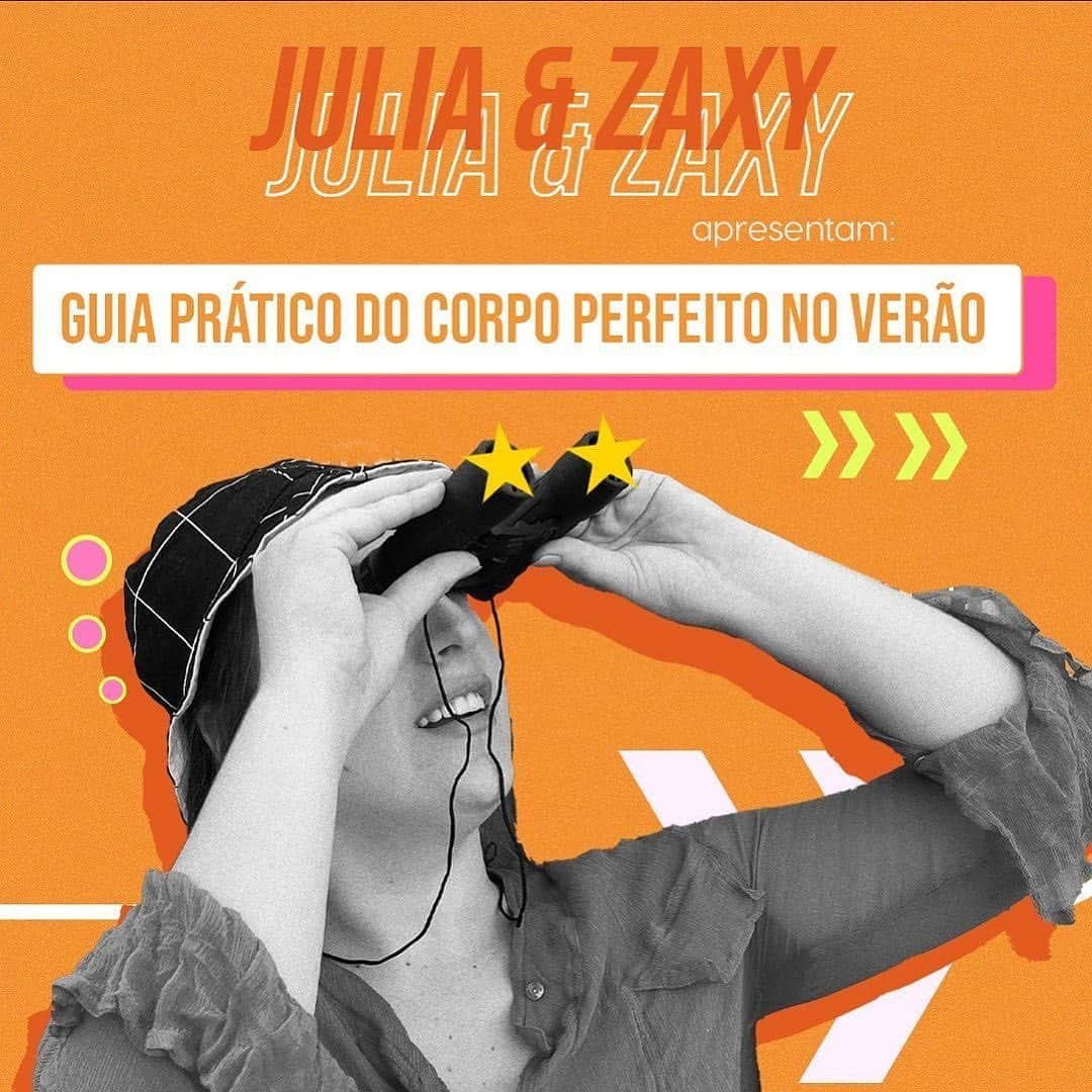 ザクシーのインスタグラム：「Existe corpo perfeito? Sim, o seu 🥰 A @juliacforti nos convida a olhar pra nós mesmas com carinho e cuidado, assim como fazemos com as nossas amigas! Passa pro lado e confere todas as dicas do Guia Prático do Corpo Perfeito no verão! #CarnavalDentroDeMim #CarnaZaxy ​  #pracegover #pratodosverem: No carrossel, temos o fundo laranja. No card 1, temos a @juliacforti e o texto: Julia e Zaxy apresentam o Guia Prático do Corpo Perfeito no verão! No card 2, temos a @kerenpaiva e o seguinte texto: O corpo perfeito ele existe sim, e é o seu. No card 3, temos a @lobomari aparecendo e o texto ao lado: Um corpo perfeito é um corpo protegido: beba água, use filtro solar, coma bem e movimente-se. No card 4, temos a @nathfinancas e o texto ao lado: Um corpo perfeito é livre de comparações: não se compare. Você, sua beleza, sua inteligência, sua personalidade e alegria, são únicas. No card 5, temos a @juliacforti sentada em uma cadeira de praia e o texto ao lado: Um corpo perfeito se respeita, se ama e apoia suas amigas.」