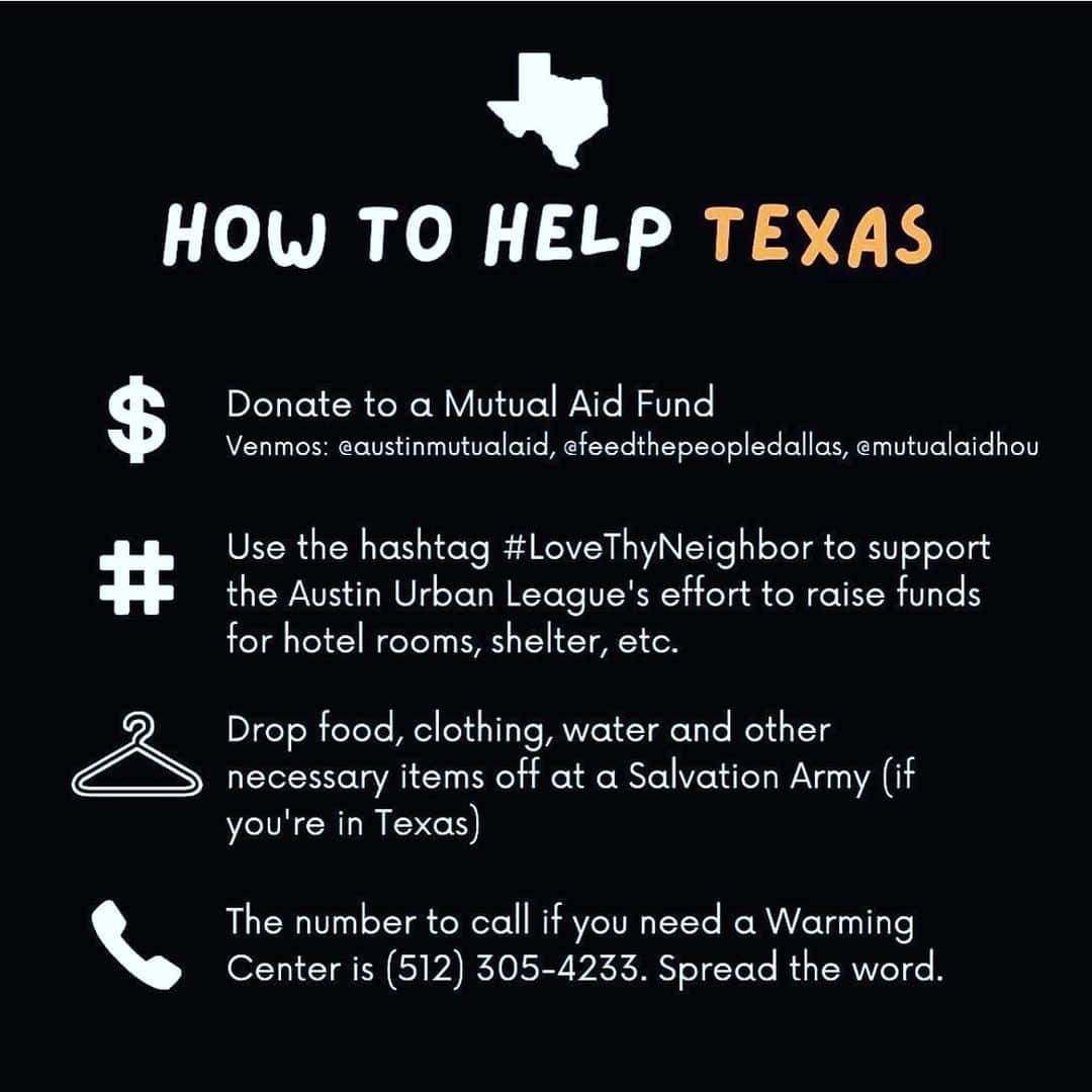ジェイミー・アレクサンダーのインスタグラム：「Please join me in helping my home state of Texas in whatever way you can 🙏🏻 I’ll continue to post information as I receive it. Sending my love to all those affected (including my own family). ♥️ #lovethyneighbor」