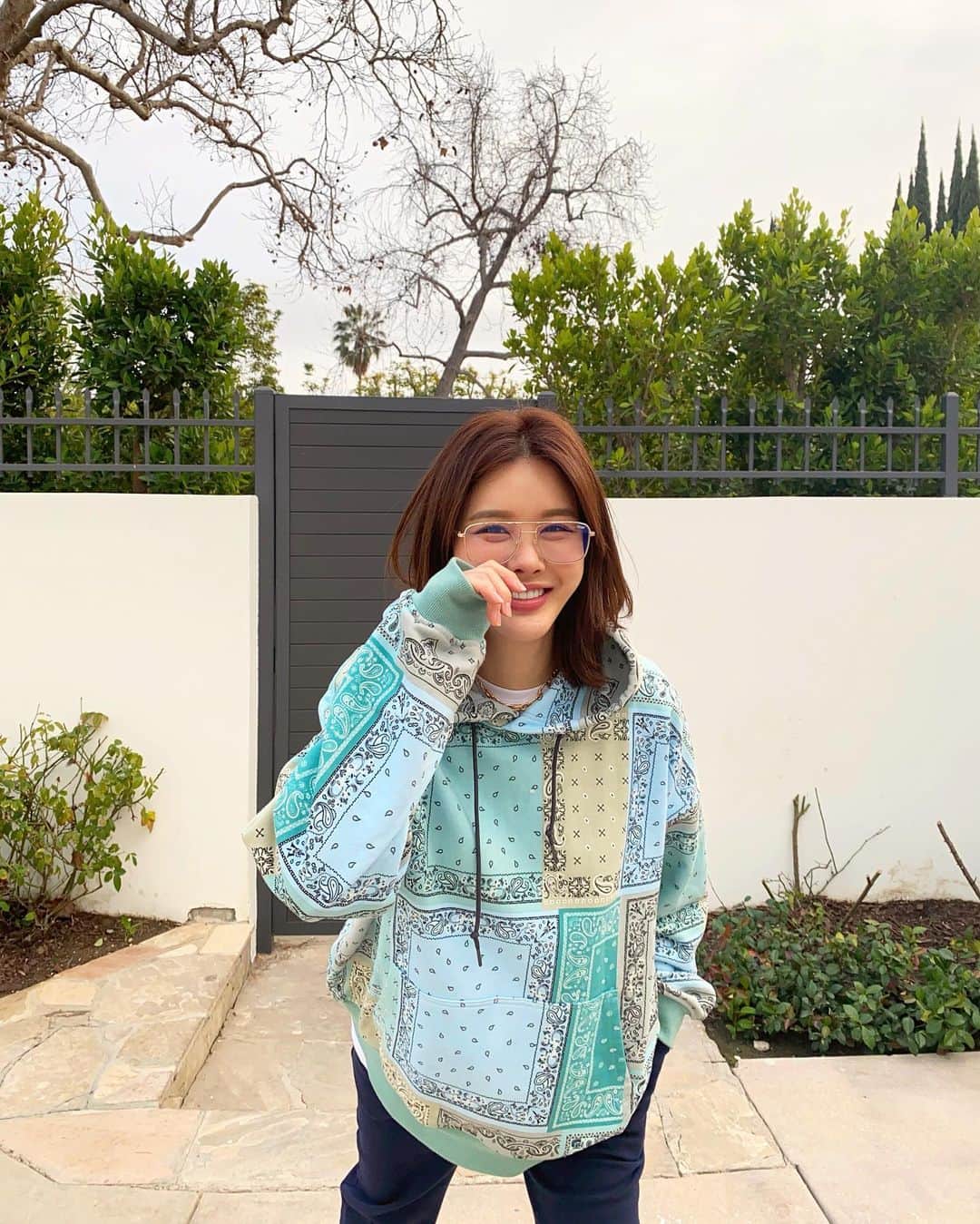 パク・ウンジのインスタグラム：「💚🍀」