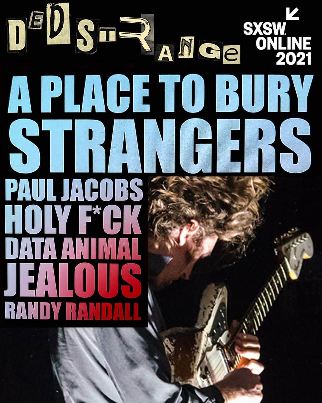 A Place to Bury Strangersのインスタグラム：「@dedstrangerecords @sxsw wicked lineup boom: @aptbs @we.are.jealous @heyimpauljacobs @holyfband @randysrandall @data.animal Tuesday March 16 at 7pm CT」