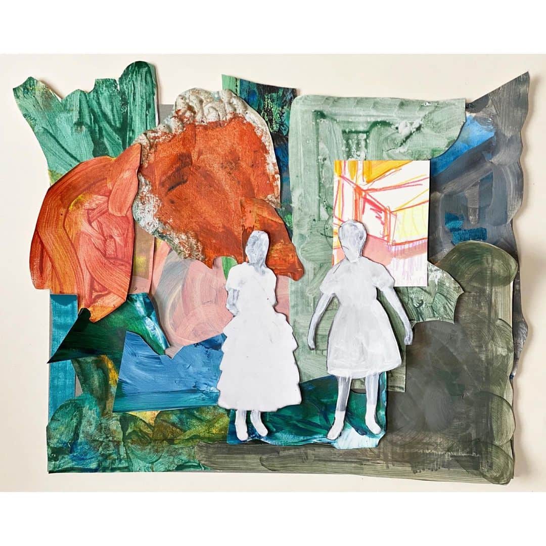 Grace Bonneyさんのインスタグラム写真 - (Grace BonneyInstagram)「“Making Ourselves at Home in Someone Else’s Utopia” 2020. Collage. Artwork by @aisforavery   Nastassja: What led you to working with the archive and how has it become its own medium in your work?  Avery: As a young person I think I was very interested in the lives that people had before I knew them, outside the contexts in which I knew them. I was especially curious about my grandparents, with whom I spent a lot of time after school. It was usually photographs that sparked conversations about the past and allowed me to ask a lot of questions. I was a nosy kid! The family album was my first understanding of the archive. While a lot of my work has its origins in photographs, it also pushes back against what I would argue is the flatness of our traditional definitions and understandings of archive. I’ve come to define the archive as many things: a comb that your great aunt gave you, a relative’s green card application, a receipt, a dress, a story that has been passed down, a recipe, a feeling, a song, your DNA, how you walk, the color of your hair. Being an artist and researcher is a very socially acceptable way to be a curious and nosy adult! I engage with the archive in fictional, speculative, and imaginative ways. There is playfulness in my work. Materially that manifests through color and texture and animation.The archive allows me to inquire and speculate about other people’s lives and inner thoughts, which helps me to organize and make sense of my own. I’m always considering new ways to engage with the past, present and future. With the archive as inspiration, the possibilities are endless.」2月19日 8時44分 - designsponge
