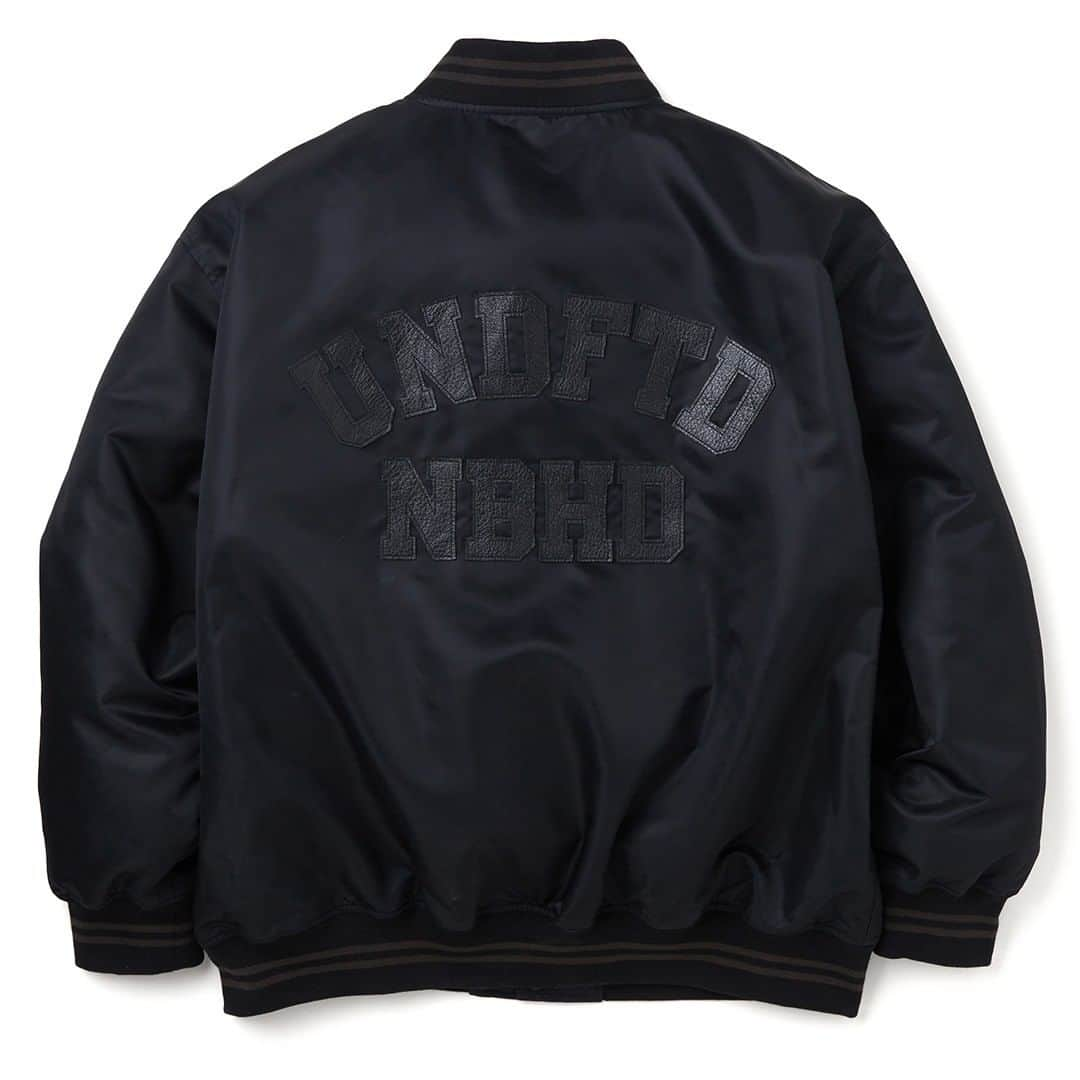 UNDFTDさんのインスタグラム写真 - (UNDFTDInstagram)「UNDEFEATED x NEIGHBORHOOD PART 1: A range of cut and sew pieces featuring the UND x NBHD Varsity Jacket, Hoodie, and Cargo pants.   The UND x NBHD Collection will be available Saturday 02/20 at 11am PST exclusively at Undefeated La Brea, Silverlake, and Glendale, and 8am PST at Undefeated.com   @neighborhood_official」2月19日 0時00分 - undefeatedinc