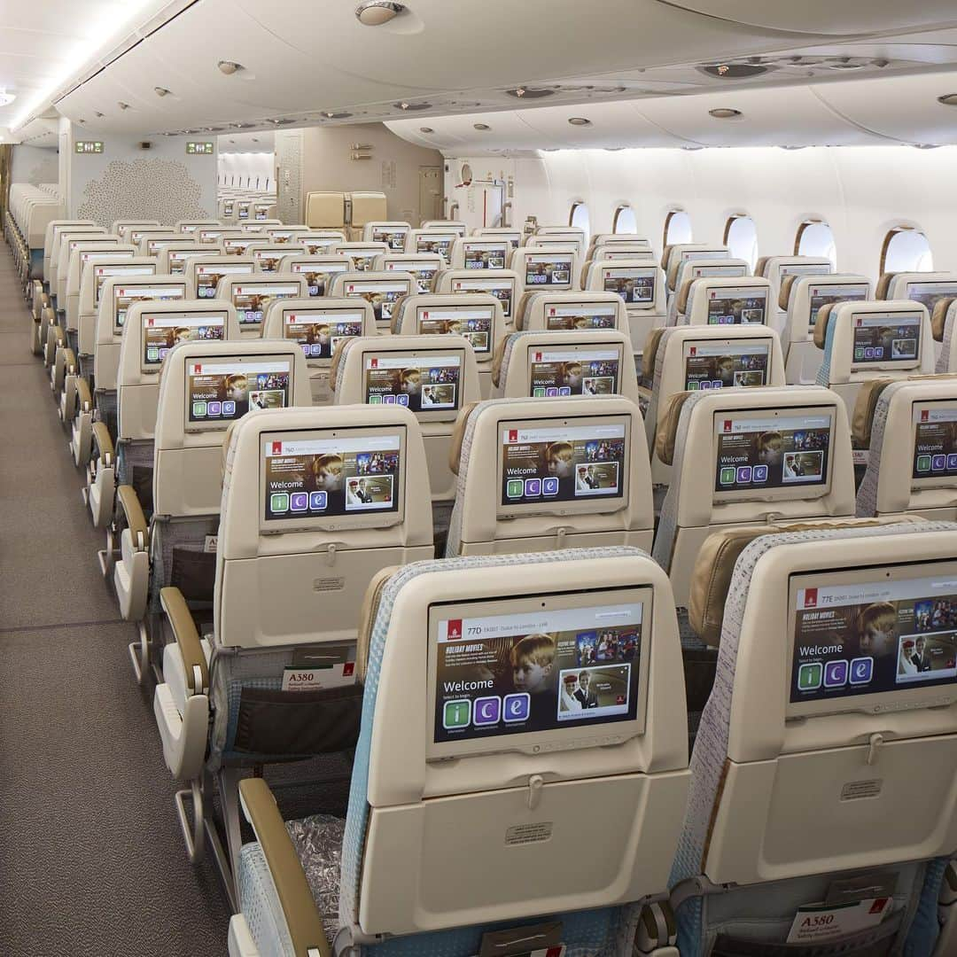 エミレーツ航空さんのインスタグラム写真 - (エミレーツ航空Instagram)「Maintaining strict levels of hygiene on your flight is our top priority.  Before every trip, our aircraft go through an enhanced cleaning and disinfection process. On board, we’ve made a few changes to maintain strict levels of hygiene and safety.  If you’re flying into Dubai, we’ll give you a hygiene kit on board containing a mask and hand sanitiser. Our lavatories are frequently disinfected. If the flight is longer than 1 hour 30 minutes, we have added a cabin service assistant dedicated to cleaning the lavatories.  Advanced HEPA cabin air filters fitted on all our aircraft filter out dust, allergens and microbes from the air recirculated into the cabin and flight deck, providing a safer, healthier and more comfortable environment for the passengers and crew.   Visit the link in our bio to learn more about our health and safety measures at every step of the travel journey.  #FlySaferWithEmirates #FlyEmiratesFlyBetter #EmiratesAirline」2月19日 0時02分 - emirates