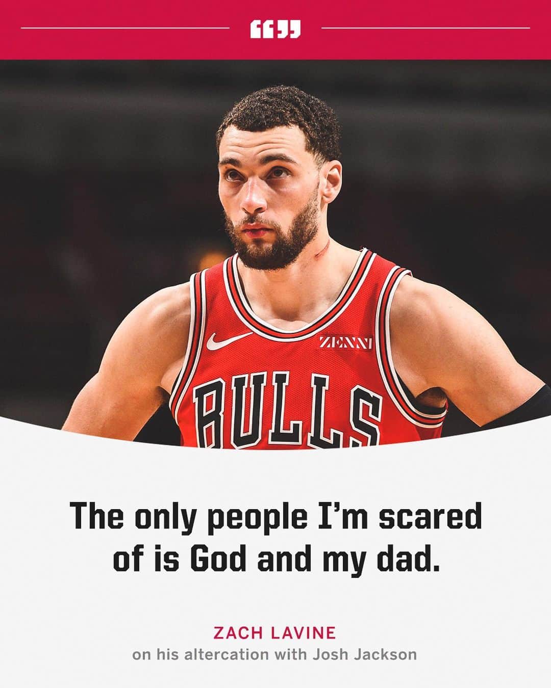 espnのインスタグラム：「Zach LaVine on why he didn’t back down from Josh Jackson.」
