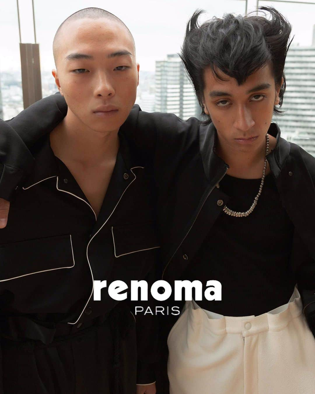 倉岡晋也のインスタグラム：「Boys ✔️ Currently work for @renomaparis_jp SS21 key visual and look book Many thanks y’all good team and location xxx @light_worker_boy @chihohatae @aminshirato @3000yen @untlim @shintaro181 @kimptonshinjukutokyo Artistic direction and styling @shinyakuraoka」