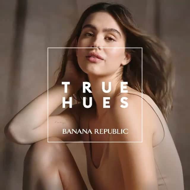 リサ・リナのインスタグラム：「So proud @ameliagray ✨ @bananarepublic Campaign- Be Bold. Be Beautiful. BE True to You. You’ve come a long way baby. ♥️」