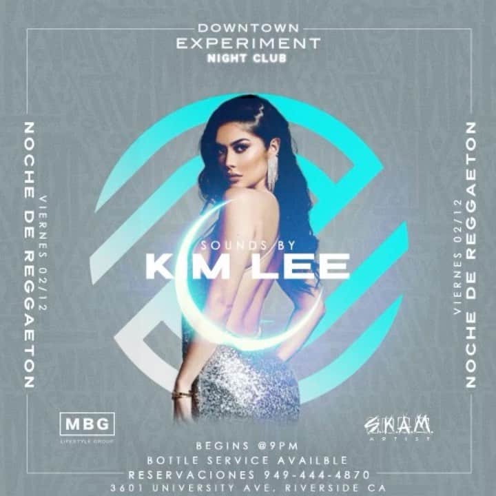 キム・リーのインスタグラム：「RIVERSIDE, CA!! Catch me this Friday, Feb 19th at Downtown Experiment Club! Sounds by Me 🎧  @skamartist  #Kimlee #Skamartist #Riverside #blingempire」