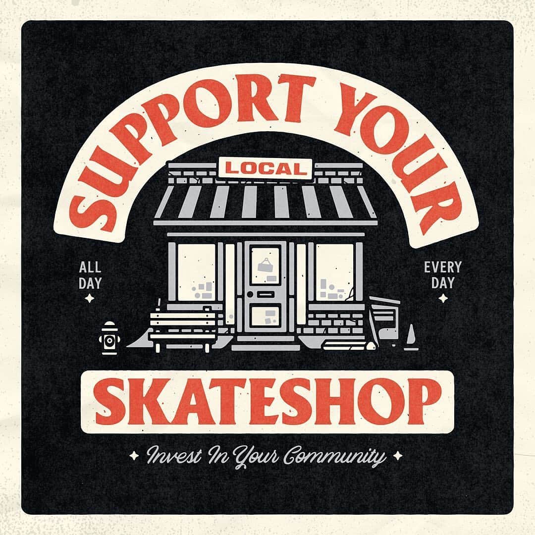 DCシューズのインスタグラム：「In honor of the 2nd annual @skateshopday, DC will not be selling any skate-specific footwear on our website within North America tomorrow, February 19th.   We also cooked up a limited edition t-shirt featuring Don Pendleton’s (@pendledon) interpretation of Kalis’ iconic noseblunt 📷 by Mike Blabac (@blabacphoto), available at select retailers on skateshop day (while supplies last). Get out and show some love to your local shop!」
