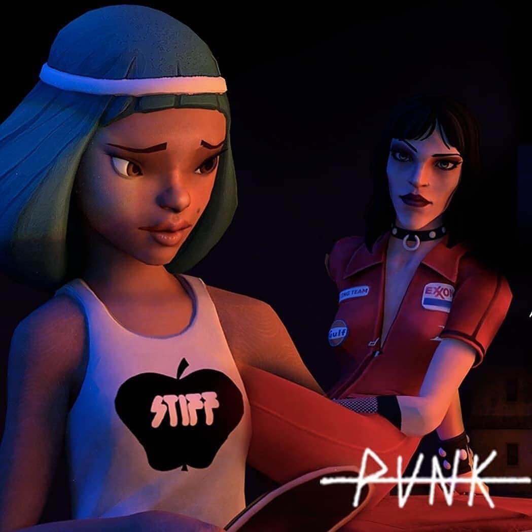 ロザリオ・ドーソンのインスタグラム：「"We’ll grab Alphabet City by the Balls, Lupe!"  Join Lupe and Debbie in Battlescar, a project three years in the making that we are so thrilled to announce is now available on #oculusquest , #oculusrift , and #steam  Running away from her strict Puerto Rican upbringing, 16 year old Lupe finds herself arrested for sleeping in Tompkins Square Park. At the end of her rope, she meets another teen runaway, with a totally different outlook on the city. With her poetry as her only guide, Lupe falls into the world of biker gangs, drugs, and punk rock music. While her mother refused to teach her Spanish for shame of her background, Lupe finds that her roots are more valuable than she could have imagined.  Follow a year in her life with Debbie by her side as these two girls form a band.  Because “Punk was invented by girls!”  Check out Battlescar, now on #Oculus Quest and Rift.」