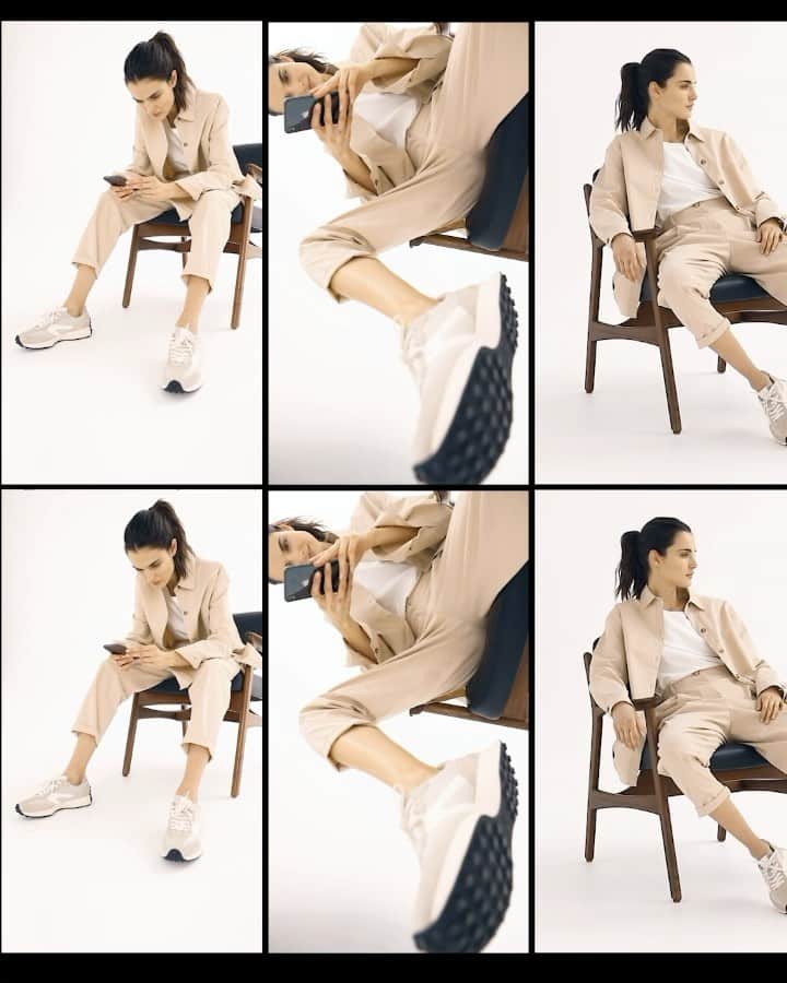 Massimo Duttiのインスタグラム：「SHOES EXPERIENCE ⎮ Technology at your feet. Augmented reality tool available only in the Massimo Dutti App. Thanks @blancapadilla  #NewinDutti #MassimoDutti」