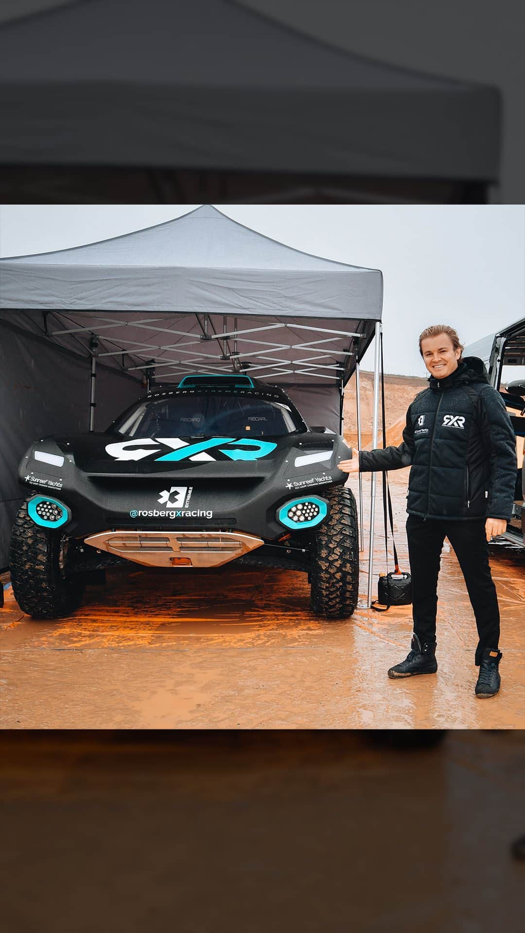 ニコ・ロズベルグのインスタグラム：「First Drive of our New Race Car ⚡️ @rosbergxracing exists to drive awareness, educate and help tackle climate change – let's take this journey together 🙏🌎 Are you also excited for the season start?   Check out my new behind the scenes vlog from our first test – link in my BIO 👍」