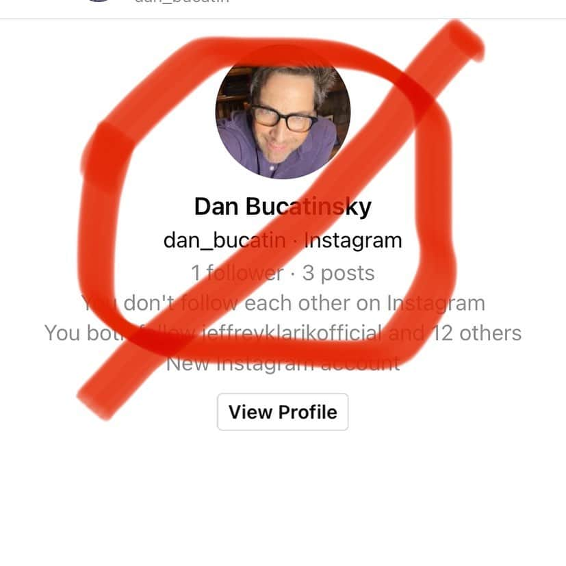 ダン・ブカティンスキーのインスタグラム