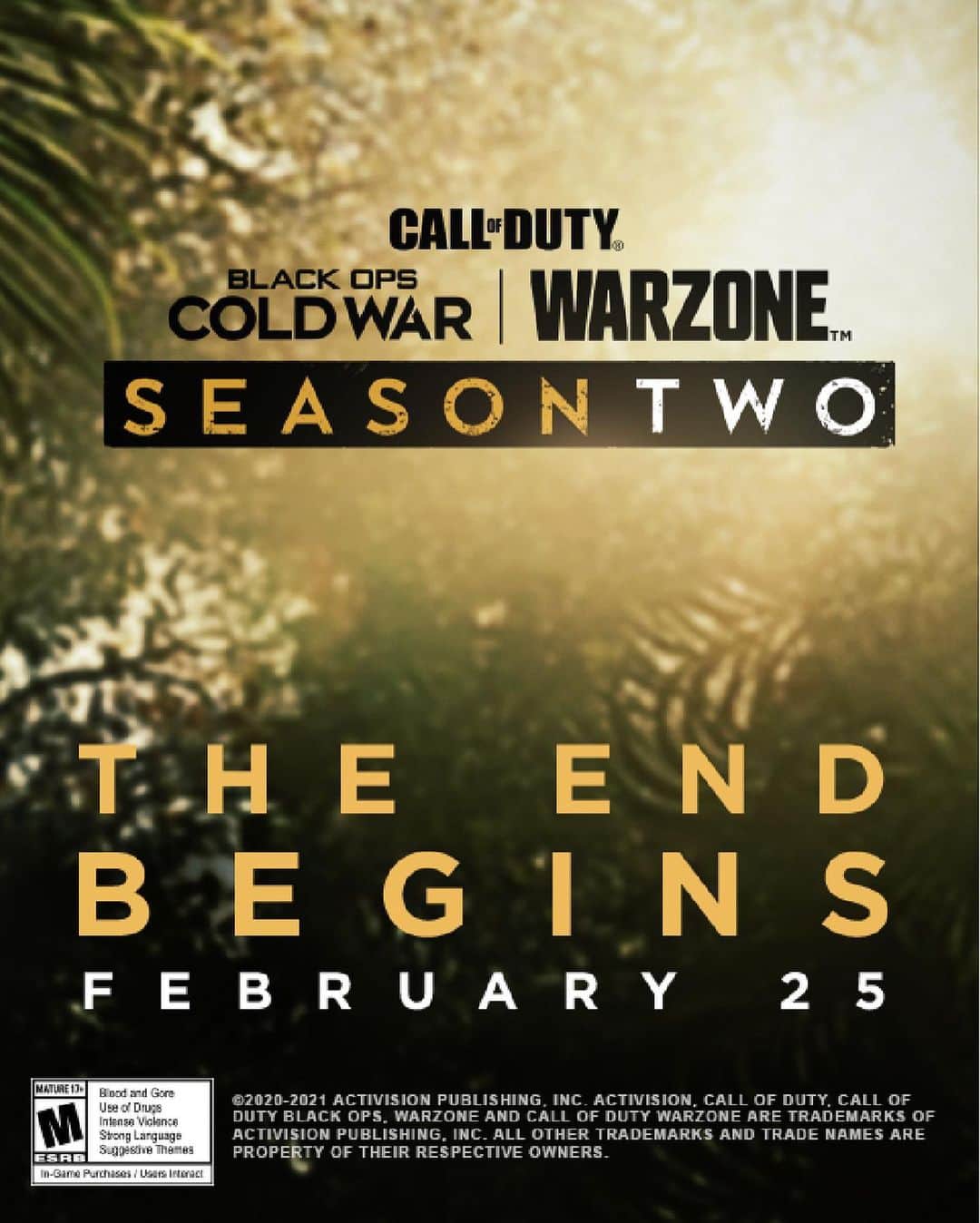 Call of Dutyさんのインスタグラム写真 - (Call of DutyInstagram)「The end begins February 25th.  Look for what’s to come in Season Two of #BlackOpsColdWar and #Warzone.」2月19日 3時32分 - callofduty