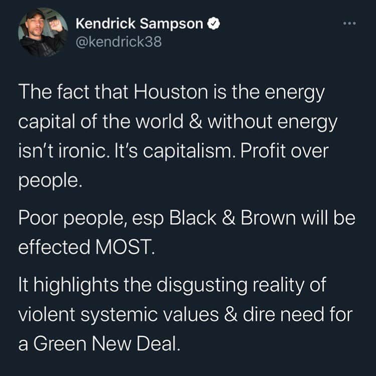 アリミ・バラードさんのインスタグラム写真 - (アリミ・バラードInstagram)「FAMILY!!! This is serious. Please read share. 🙏  #Repost from @kendrick38  Swipe for a primer on what’s happening in Texas (broken down in the last few slides). 👊🏽🤬 Been tracking this closely and checking in and praying for my people in Texas esp the most vulnerable.  Also, gathering information for where to donate water, people need water, and supplies.  Stay tuned. Will post in my stories.」2月19日 4時02分 - alimiballard