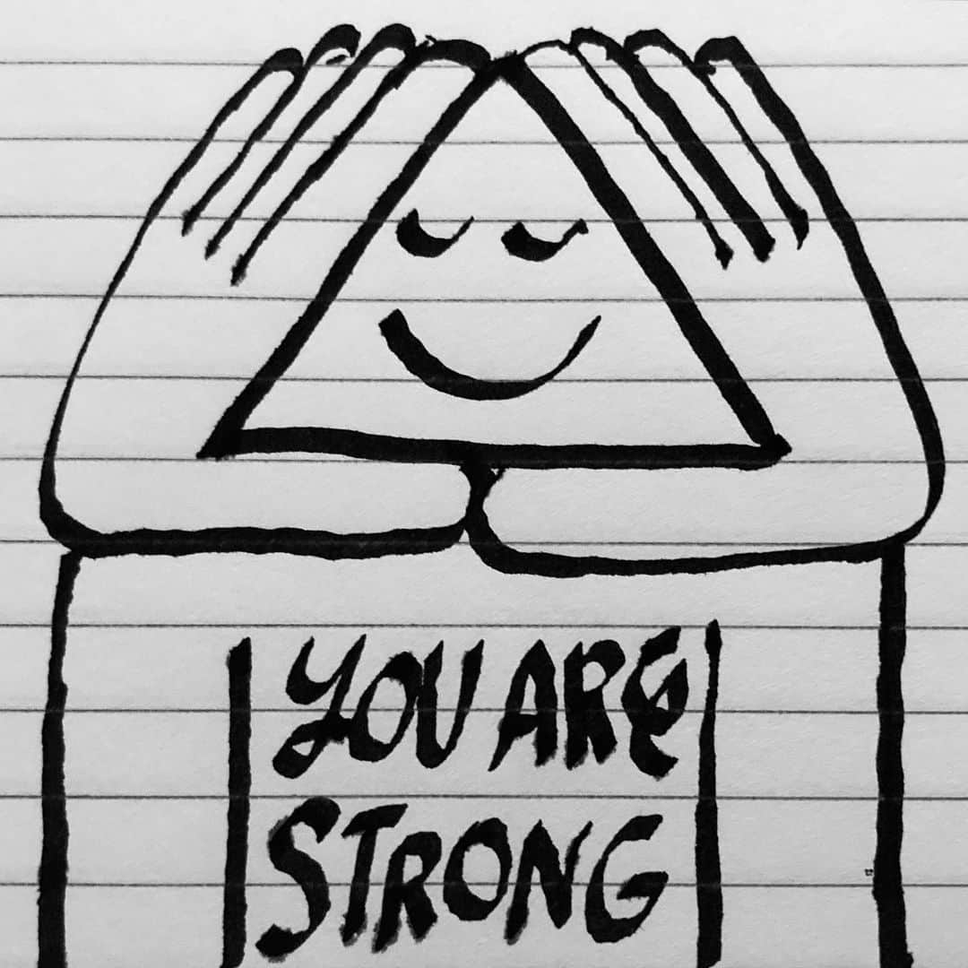 Jason G. Sturgillのインスタグラム：「Triangle is the strongest shape structure. You are a triangle. 😃 💓 ✌️」
