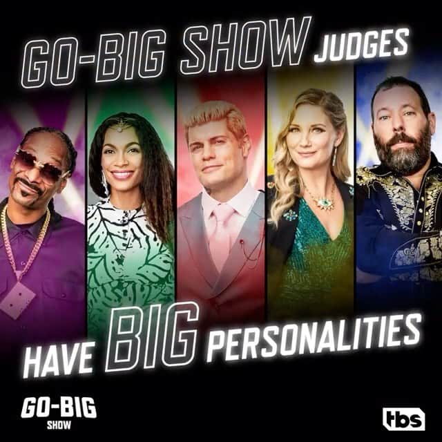 ロザリオ・ドーソンのインスタグラム：「Love my #GoBigShow team! @gobigshowtbs join us for the wild fun Thursdays at 9/8c!」