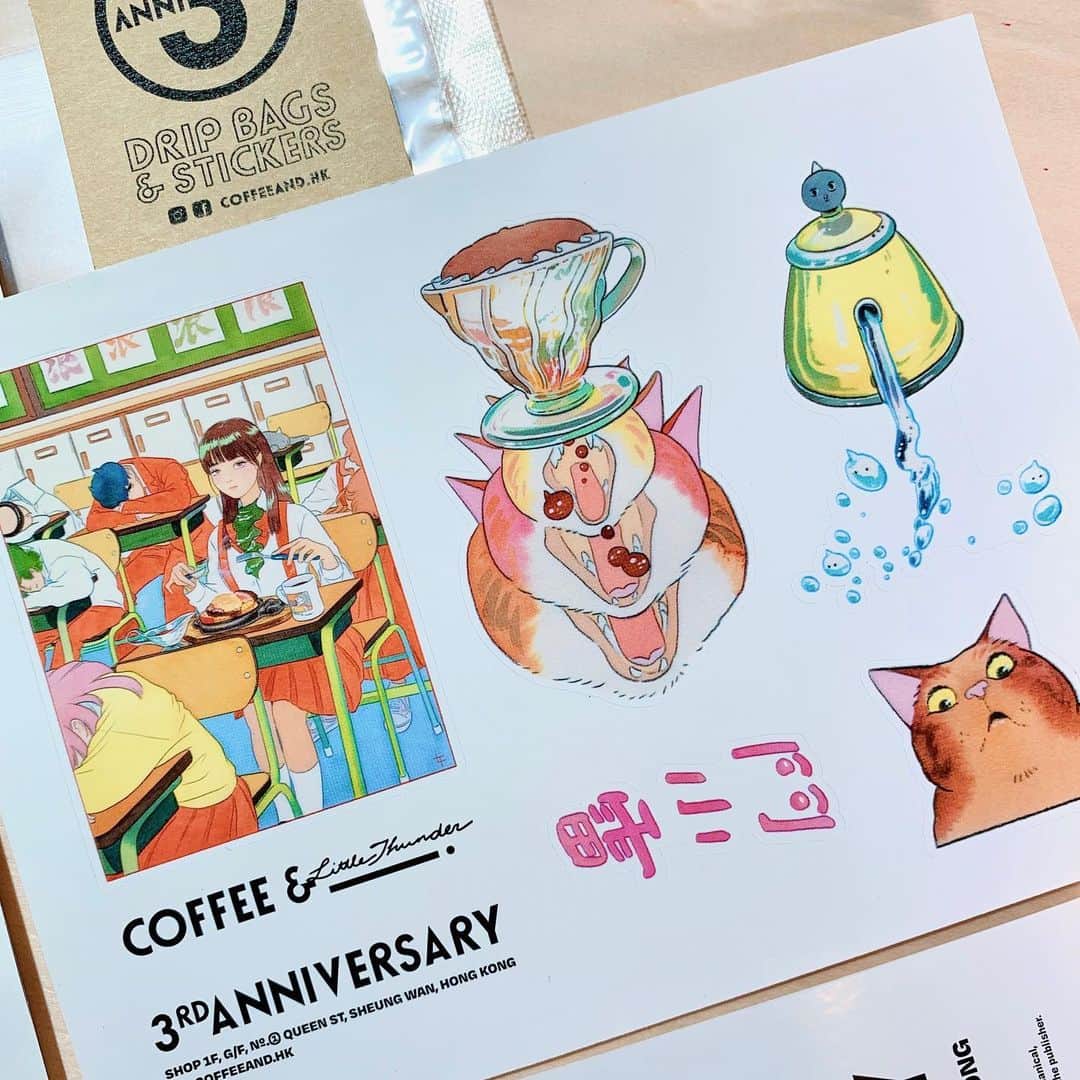 門小雷さんのインスタグラム写真 - (門小雷Instagram)「Sticker + Drip Bags set @coffeeand.hk」2月19日 4時05分 - littlethunder