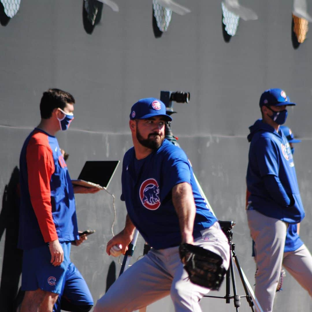 シカゴ・カブスさんのインスタグラム写真 - (シカゴ・カブスInstagram)「Spring action. 🌵⚾️」2月19日 5時37分 - cubs