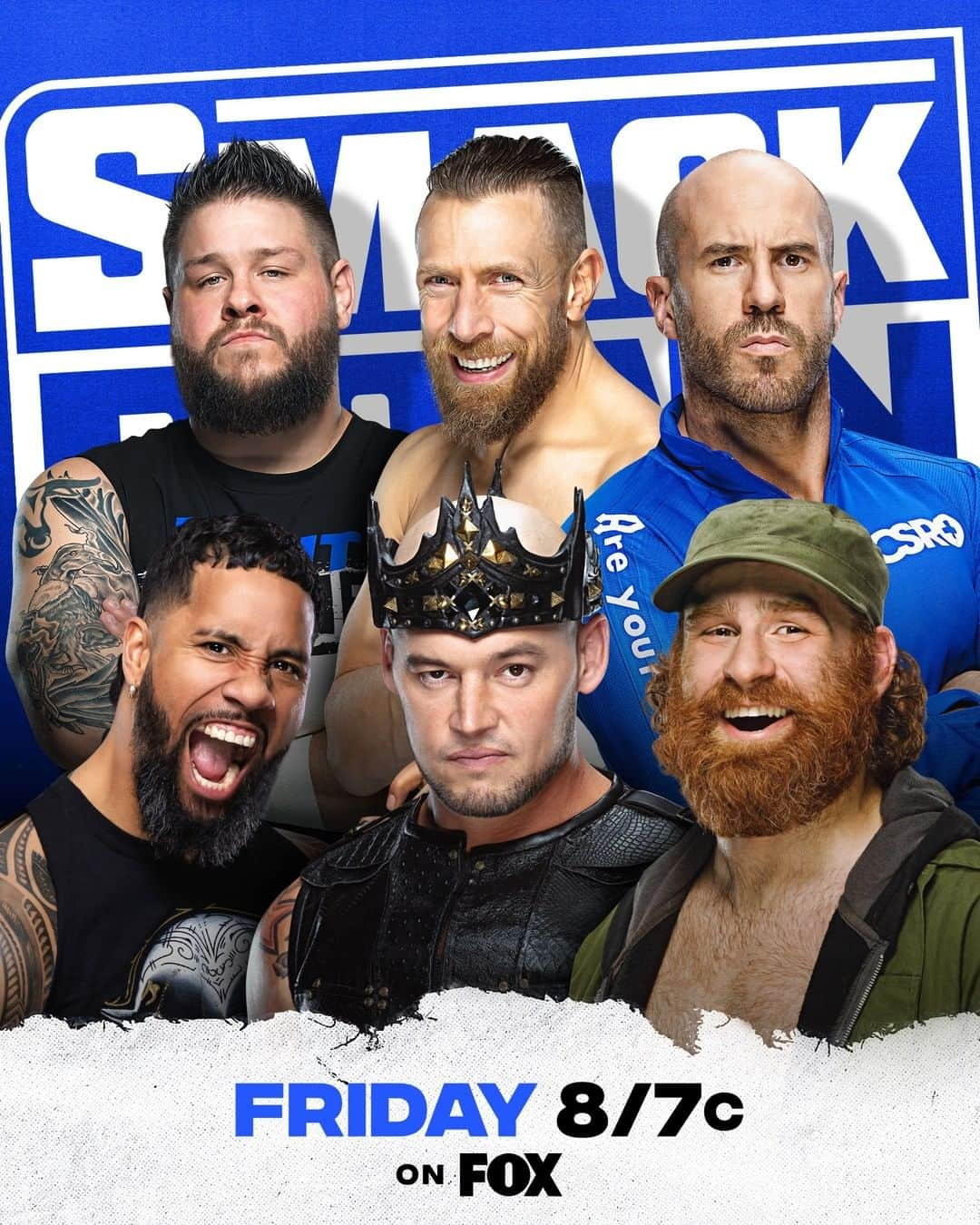 WWEさんのインスタグラム写真 - (WWEInstagram)「#KevinOwens, @bryanldanielson & @wwecesaro collide with @uceyjucey, King @baroncorbinwwe & @samizayn in Six-Man Tag Team action on the final #SmackDown before #WWEChamber!   📺 8/7c on @foxtv」2月19日 7時00分 - wwe