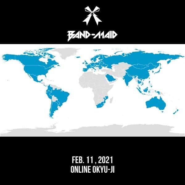 BAND-MAIDさんのインスタグラム写真 - (BAND-MAIDInstagram)「"BAND-MAID ONLINE OKYU-JI (Feb. 11,2021)" Live DVD and Blu-ray will be released on May 26!  This live performance was viewed from 67 countries around the world. https://bandmaid.tokyo/contents/407049  ・"about Us" live video from "BAND-MAID ONLINE OKYU-JI (Feb. 11, 2021)" https://youtu.be/qicgVAxCYV8  #bandmaid」2月19日 17時04分 - bandmaid.jp
