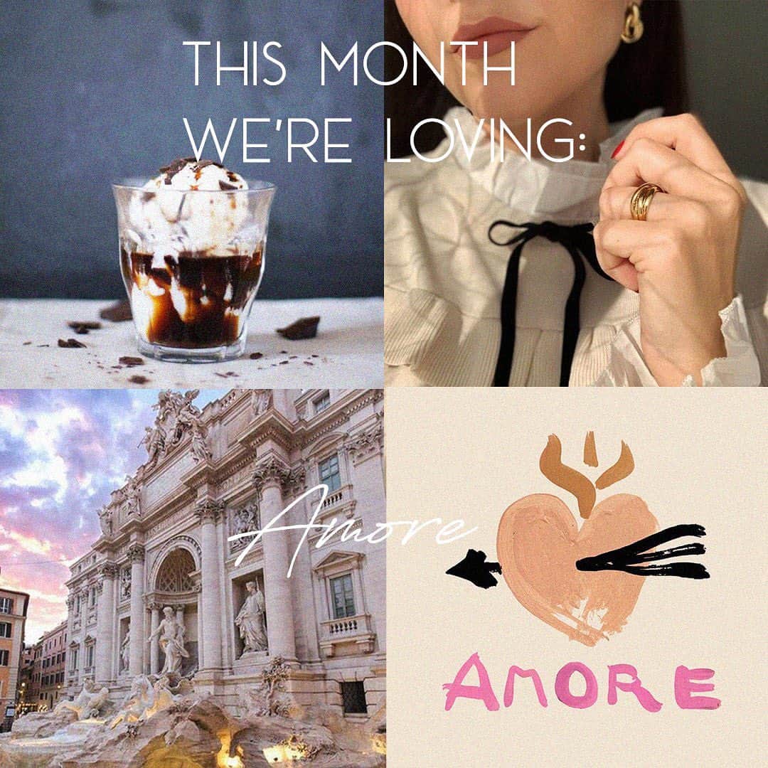オレリアさんのインスタグラム写真 - (オレリアInstagram)「This Month We're Loving: Amore! Browse through our curated guide of Italian inspo. From places to eat (from the comfort of your home) to things to read, watch, who to follow and where to travel (in your mind).  Tap the link in our bio to read the blog. #ThatsAmore #OreliaJewellery #TMWL」2月19日 17時38分 - oreliajewellery