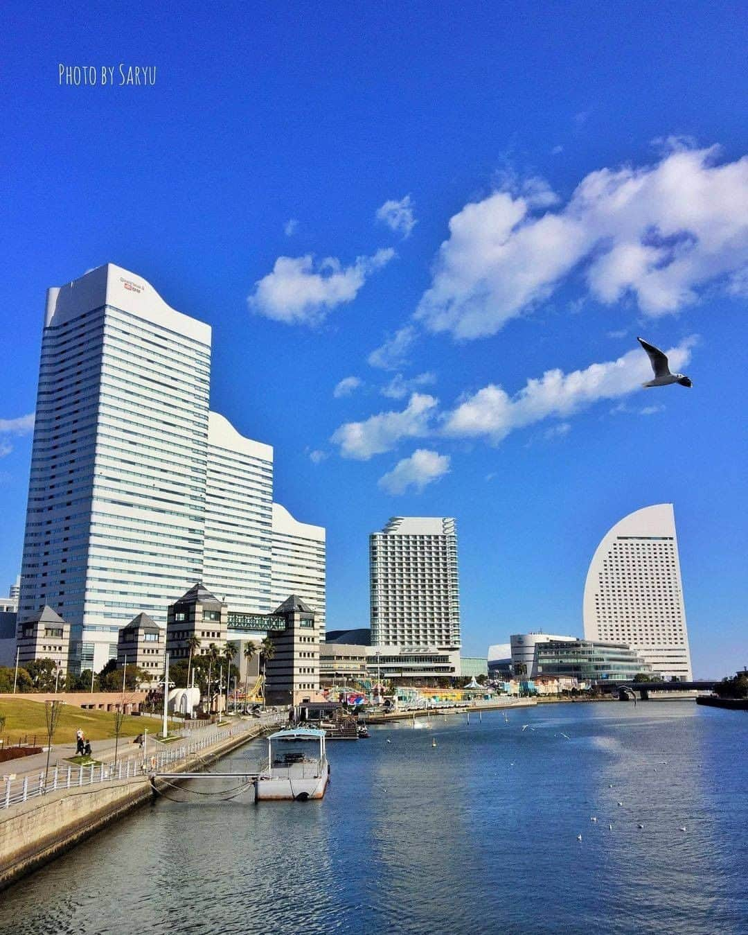 横浜市さんのインスタグラム写真 - (横浜市Instagram)「Showcasing #yokohamatomorrow, a collection of memories while looking forward to tomorrow.﻿ ﻿ “最近は閉塞感が強いけど、それでもやっぱり青空を見れば嬉しくなる。 ☆ 撮影日：2020年2月23日﻿”﻿ ﻿ Photo & Text: @coca_cola_lesson  ﻿ #yokohamatomorrow﻿ ﻿ -﻿ ﻿ 皆様がいままでに撮られた大好きな横浜の写真（去年の同じ季節に撮られた写真など）に思い出などのエピソードとハッシュタグ #yokohamatomorrow を付けて投稿していただけないでしょうか？﻿ ﻿ ハッシュタグをつけて投稿していただいた写真を、健やかな日々が戻ってくると信じてご紹介していきます。﻿ ﻿ Looking forward to tomorrow, we have a request: Post your favorite memories and experiences in Yokohama - Something from last year or your last trip perhaps? - with the hashtag #yokohamatomorrow.﻿ ﻿ We will showcase these memories on our Instagram as they represent the Yokohama we are looking forward to while we navigate this challenging time together.﻿ ﻿ #myyokohama﻿ ﻿ #yokohama #darlingescapes #beautifuldestinations #artofvisuals #somewheremagazine #discoverglobe #travelawesome #passionpassport #lovejapan #explorejapan #japanlife #japanfocus #japan_vacations #japanrevealed #よこはま #ヨコハマ #横浜 #stayhome #staysafe #besafe #stayhomestaysafe #staysafeeveryone」2月19日 18時00分 - findyouryokohama_japan