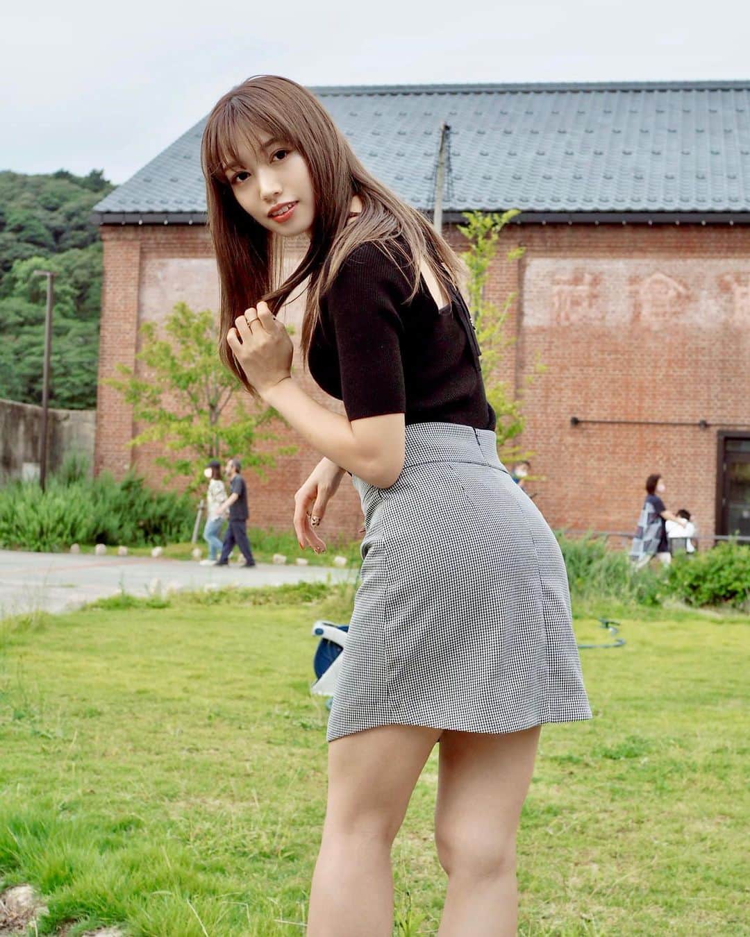 ポートレート　ミニスカート 