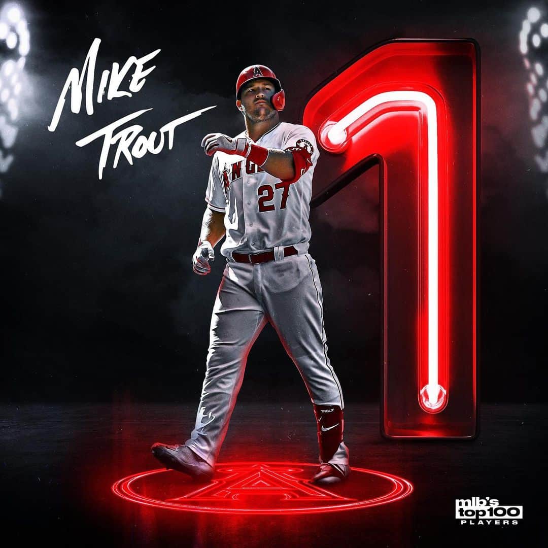 MLBさんのインスタグラム写真 - (MLBInstagram)「No. 1!  Who else but @MikeTrout.」2月19日 10時10分 - mlb