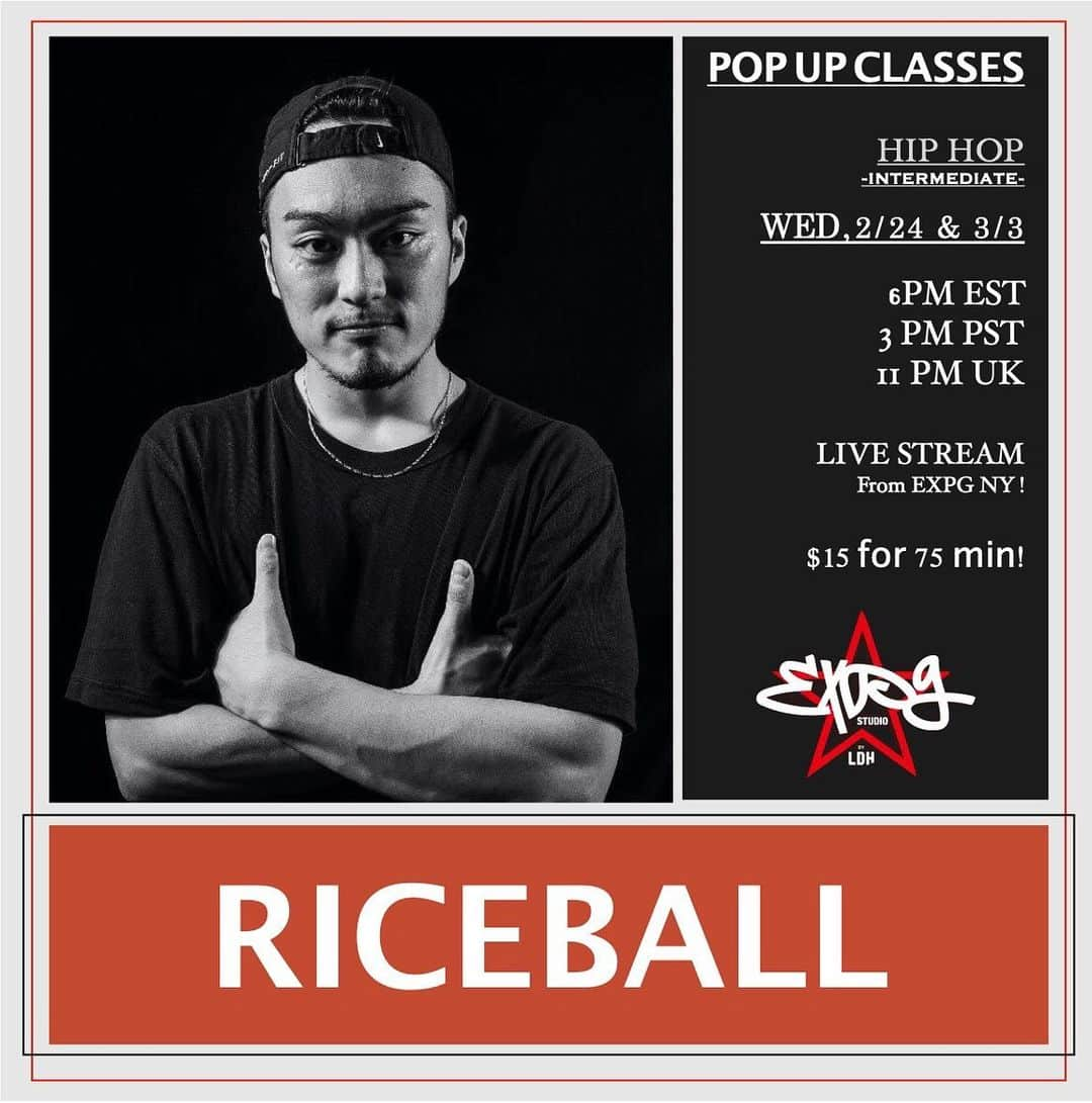 EXILE PROFESSIONAL GYMのインスタグラム：「SAVE THE DATE’s!! Wednesday, February 24th & March 3rd !  6 pm EST  Your favorite @rice6all is back!!!!😍😍🔥🔥🔥🔥🔥🔥🔥🔥🔥🔥🔥 You won’t wanna miss his classes ! 😍😍😍😍 . 😍😍😍😍😍😍😍😍😍😍  . . 😍😍😍😍👏🏽👏🏽👏🏽👏🏽👏🏽👏🏽 . Registration is open !!! . How to book🎟 ➡️Sign in through MindBody (as usual) ➡️15 minutes prior to class, we will email you the private link to log into Zoom, so be sure to check your email! ➡️Classes will start on time, so make sure you pre register, have good wifi and plenty of space to safely dance! . . Zoom Tips🔥 📱If you plan to use your phone, download the Zoom app for the best experience. 🤫Please use the “mute” button when you are not speaking to prevent feedback. 💃You do not have to join displaying your video or audio, but we do encourage it so teachers can offer personalized feedback and adjustments. . 🔥🔥🔥🔥🔥🔥🔥🔥🔥 . #expgny #onlineclasses #newyork #dancestudio #danceclasses #dancers #newyork #onlinedanceclasses」