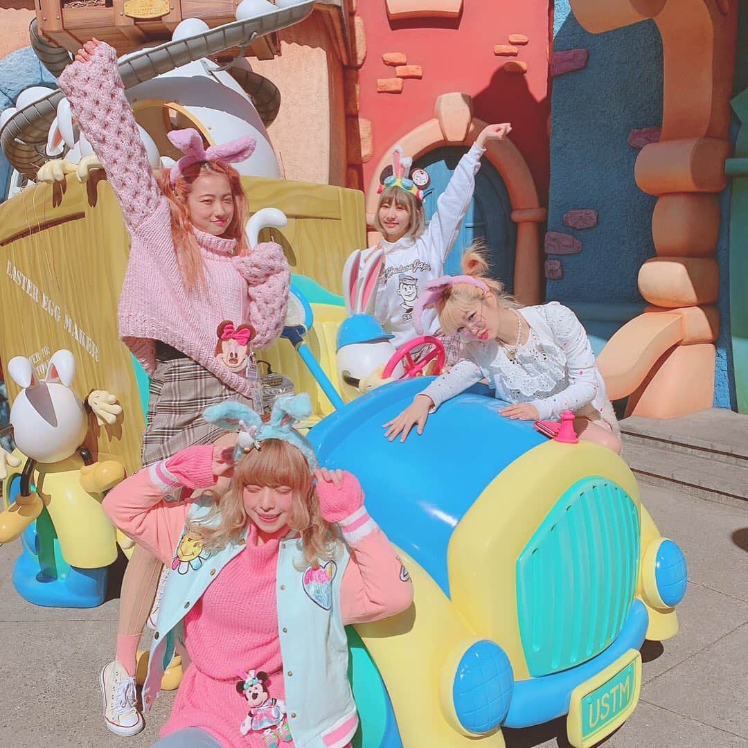 あさちるのインスタグラム：「またいきたいなぁて🌸🐰🤍」