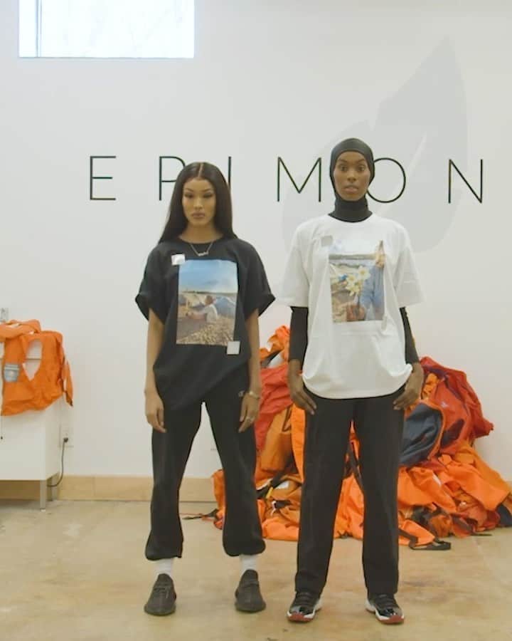 Fashion Weekのインスタグラム：「A collection that brings forth awareness to the ongoing refugee crisis, watch @epimoniamn's digital presentation at the link in bio.」